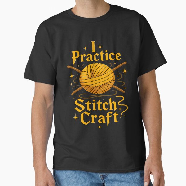 Item preview, I Practice Stitch Craft Funny Yarn designed and sold by Text2tee.