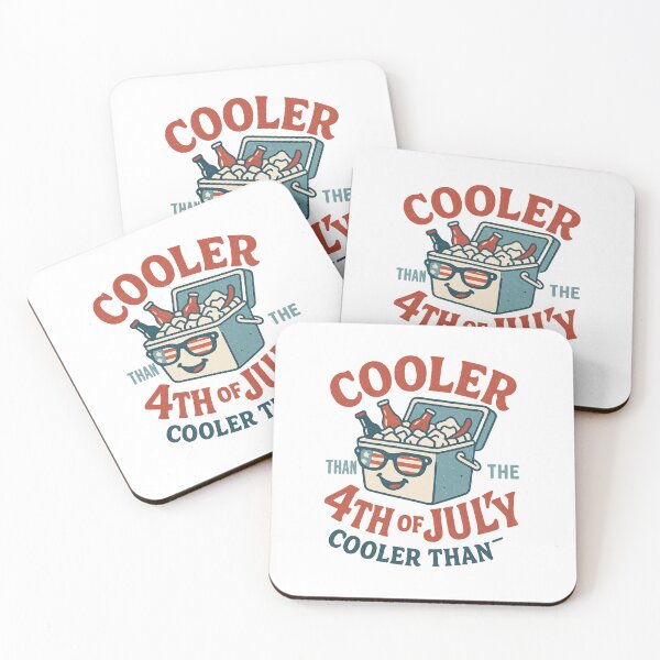 Item preview, Cooler Than the 4th of July – Retro Patriotic Ice Chest Design designed and sold by ALITOPRINCE.