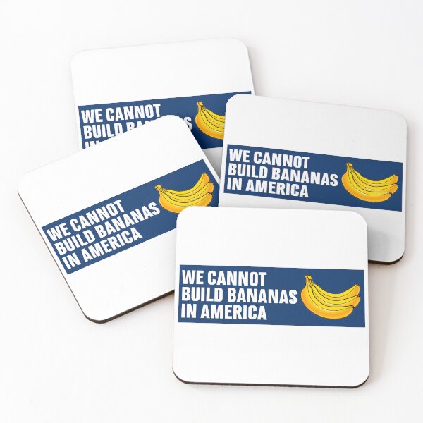 Item preview, We Cannot Build Bananas in America Bumper designed and sold by Jaxym.