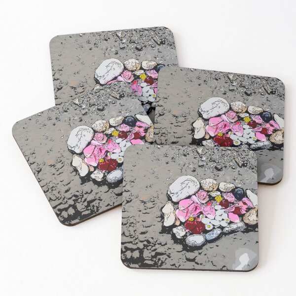 Item preview, Colored pebbles in the puddle designed and sold by RenataPhoto.