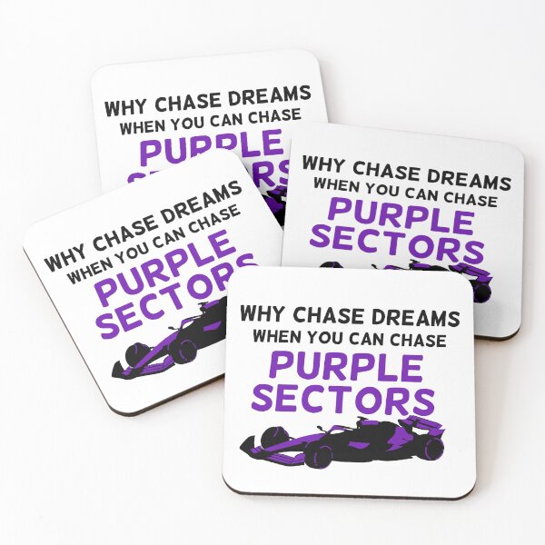 Item preview, Chase Purple Sectors – Formula 1 Racing Quote designed and sold by InkAndRavens.