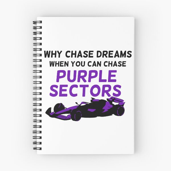 Item preview, Chase Purple Sectors – Formula 1 Racing Quote designed and sold by InkAndRavens.