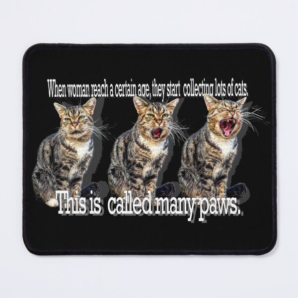 Item preview, Many paws, menopause! Collection of cats designed and sold by dubibear.