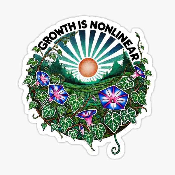 Item preview, Growth is nonlinear designed and sold by Boog Monst .