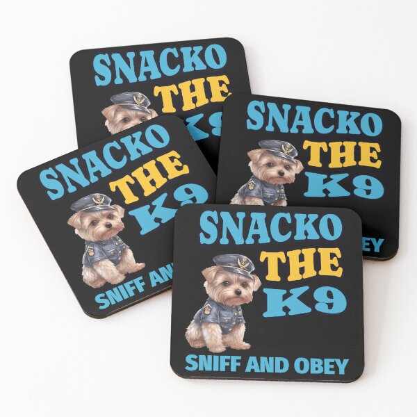 Item preview, Snacko the K9: Sniff and Obey Funny Dog T-Shirt designed and sold by Tony Mac Designs.