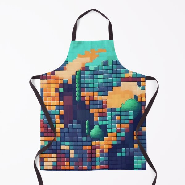 Item preview, Pixelated Blue Abstract Art designed and sold by Esterlane.