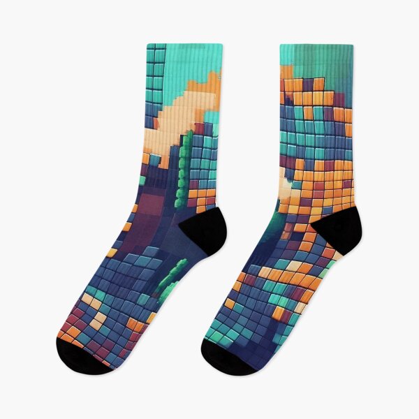 Item preview, Pixelated Blue Abstract Art designed and sold by Esterlane.