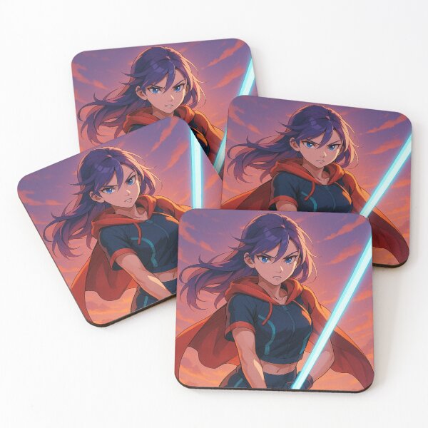 Item preview, Dawn Blade: Neon Warrior Girl designed and sold by Anime-shop-11.