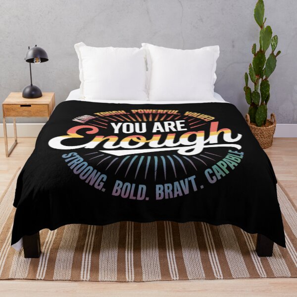Item preview, YOU ARE Enough,KIND, TOUGH, POWERFUL, LOVED designed and sold by Mr-wow.