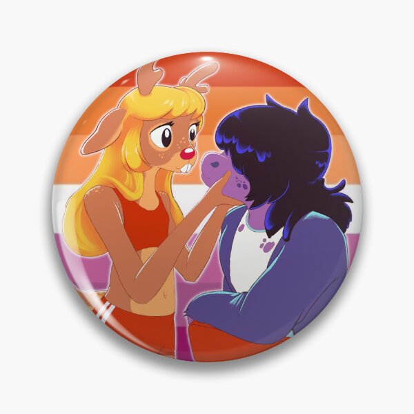 Item preview, Susie and Noelle Lesbian Flag designed and sold by LionsCantDraw.
