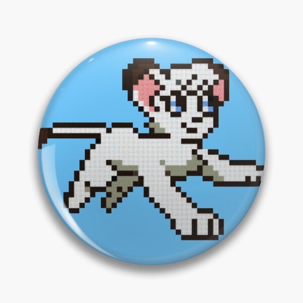 Item preview, Pixel Kimba designed and sold by frankiecatt.