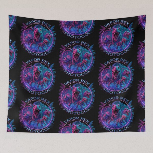 Item preview, Vapor Rex Protocol – Neon Dinosaur Cyberwave Pack designed and sold by SUNAGIMO9999.