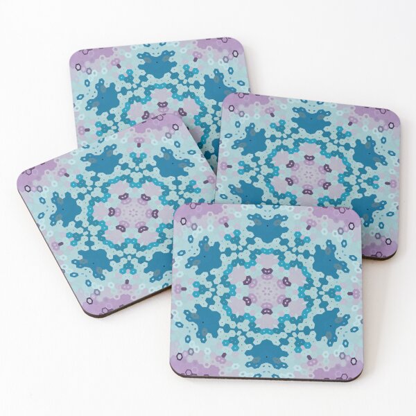 Item preview, Hex Mandala Blue and Purple designed and sold by WormholeOrbital.