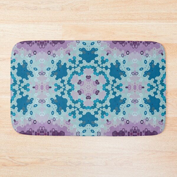 Item preview, Hex Mandala Blue and Purple designed and sold by WormholeOrbital.