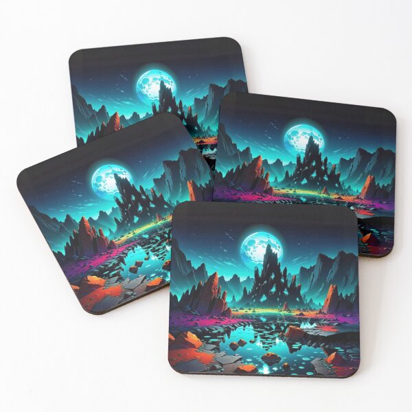 Item preview, Cyan Cold Night Scene designed and sold by Korral.