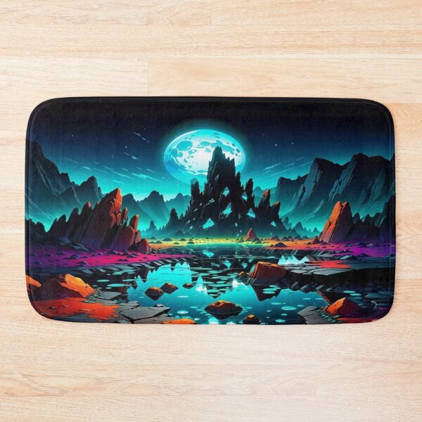 Item preview, Cyan Cold Night Scene designed and sold by Korral.