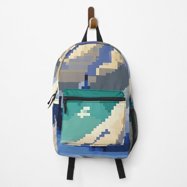 Item preview, Pixelated Mountain Landscape Abstract Art designed and sold by Esterlane.