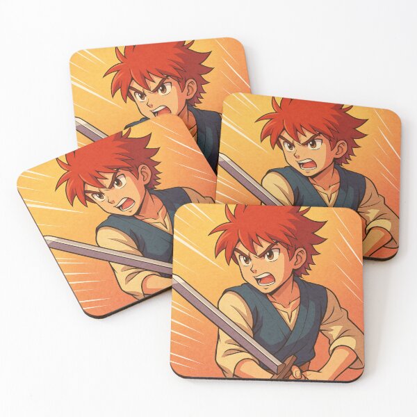 Item preview, Crimson Valor – Anime Swordfighter Boy" designed and sold by Anime-shop-11.
