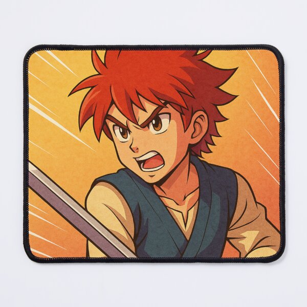 Item preview, Crimson Valor – Anime Swordfighter Boy" designed and sold by Anime-shop-11.