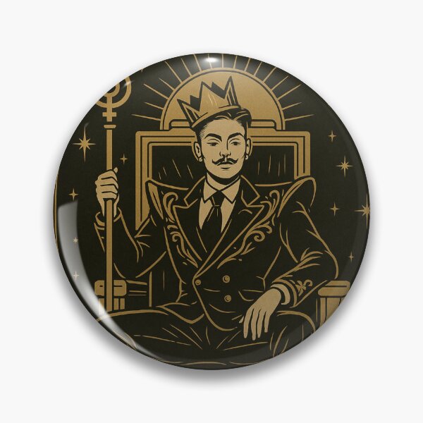 Item preview, The Emperor Drag King Tarot Card designed and sold by Feathers and Flair.