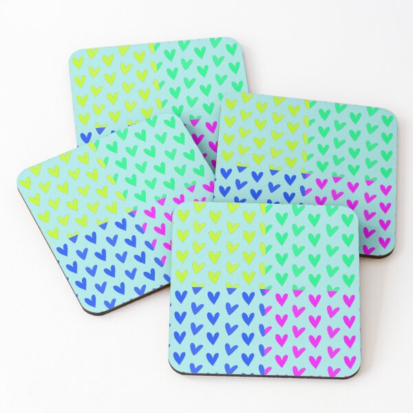 Item preview, Pop Art Heart Pattern – Colorful and Loud (Version 1) designed and sold by Vision Illustrated.