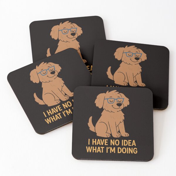 Item preview, Funny Dog Face – Cartoon Humor for Black T-Shirts designed and sold by Tadeusz1.