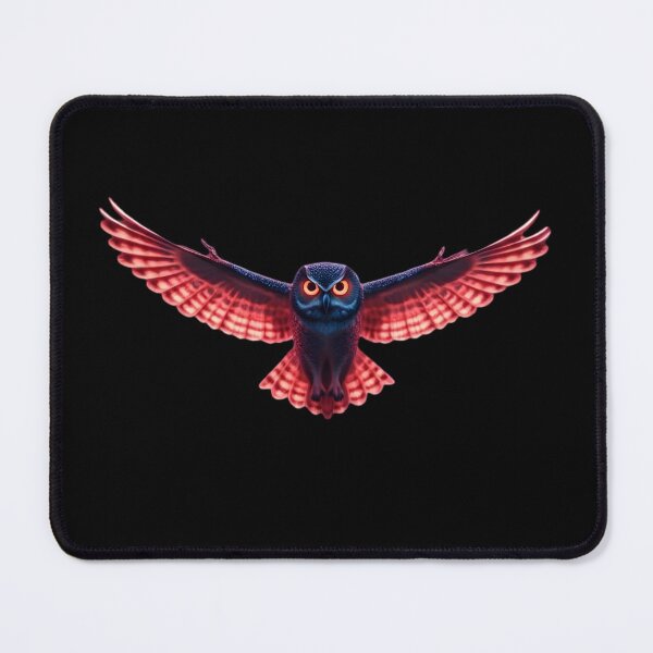 Item preview, Crimson & Azure Owl designed and sold by ShadowAndSlate.