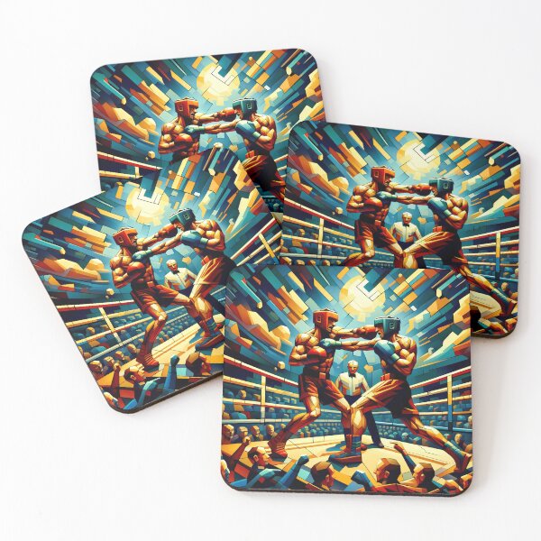 Item preview, Geometric Boxing Clash designed and sold by DreamMandalas.