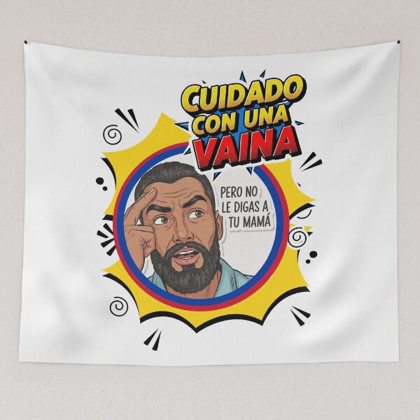 Item preview, cuidado con una V designed and sold by keythxctrs.