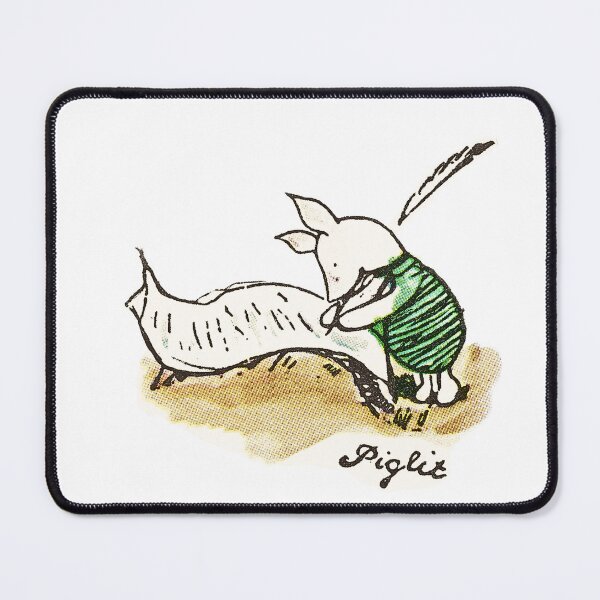 Item preview, Classic Vintage Original Winnie the Pooh Bear Piglet Writing Watercolor  designed and sold by PoohsCompany.