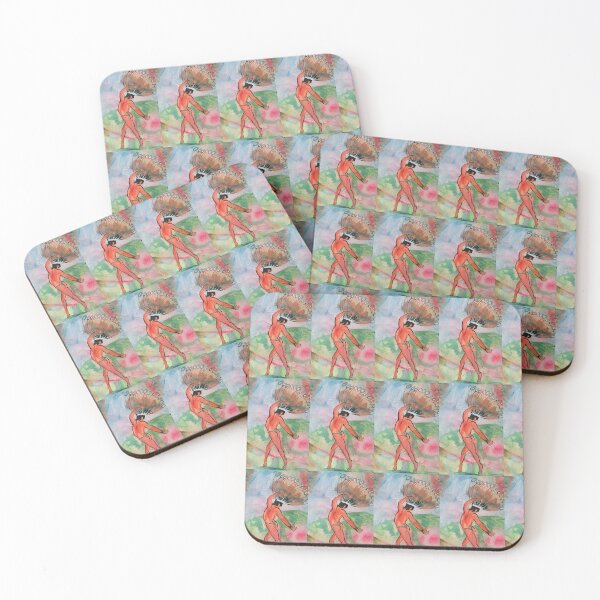 Item preview, Dancer performing samba, watercolor inspired by Matisse designed and sold by LadyMiloShop.