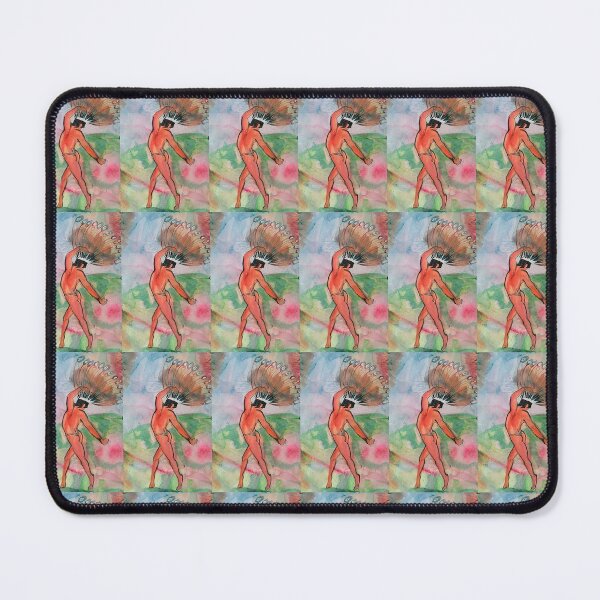 Item preview, Dancer performing samba, watercolor inspired by Matisse designed and sold by LadyMiloShop.