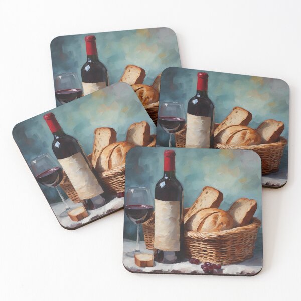 Item preview, Wine Time in Impressionistic Style designed and sold by Lisie24.