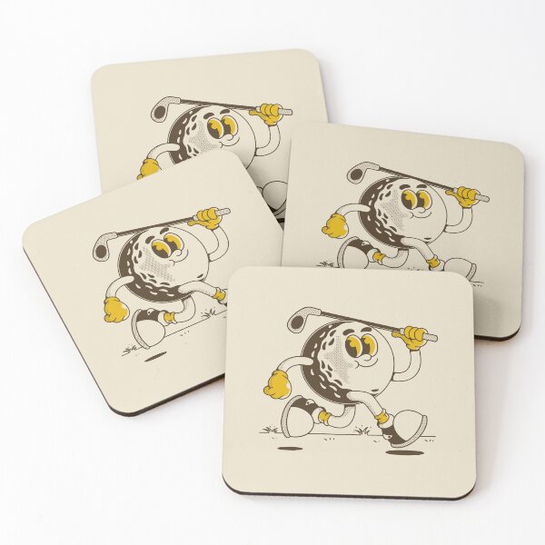 Item preview, Vintage Golf Ball Cartoon – Funny Retro Golfing Character designed and sold by adipra.