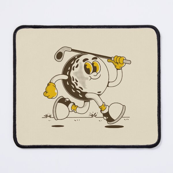 Item preview, Vintage Golf Ball Cartoon – Funny Retro Golfing Character designed and sold by adipra.