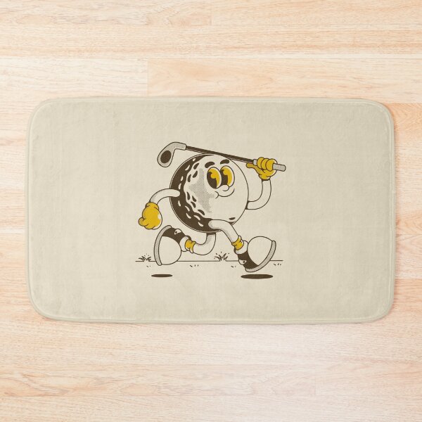 Item preview, Vintage Golf Ball Cartoon – Funny Retro Golfing Character designed and sold by adipra.