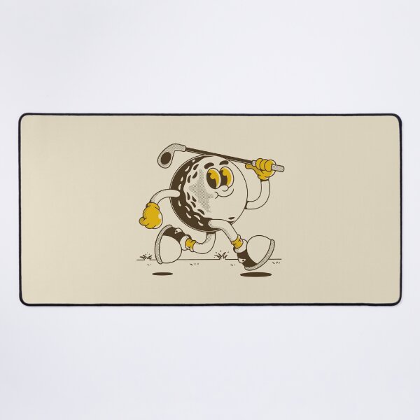 Item preview, Vintage Golf Ball Cartoon – Funny Retro Golfing Character designed and sold by adipra.