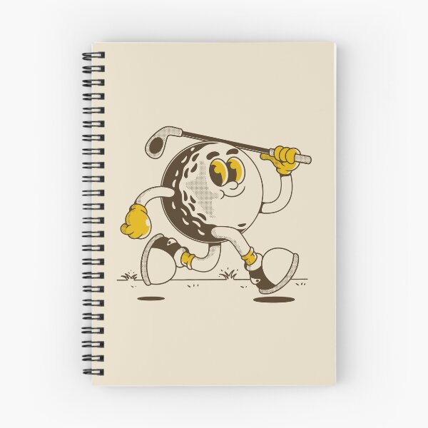 Item preview, Vintage Golf Ball Cartoon – Funny Retro Golfing Character designed and sold by adipra.