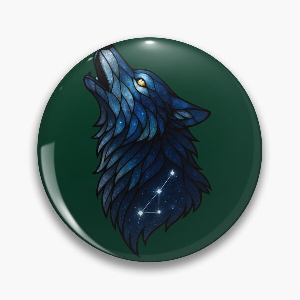 Item preview, Howling Wolf with Star Constellation T-Shirt designed and sold by AetherLightArt.