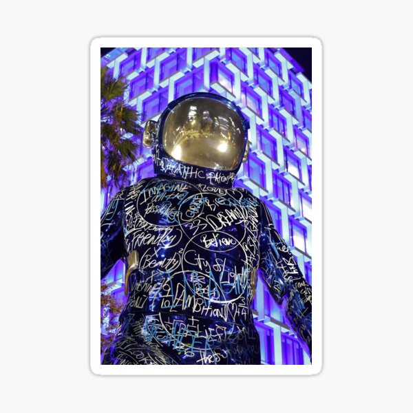The Boonji Spaceman of Perth Sticker