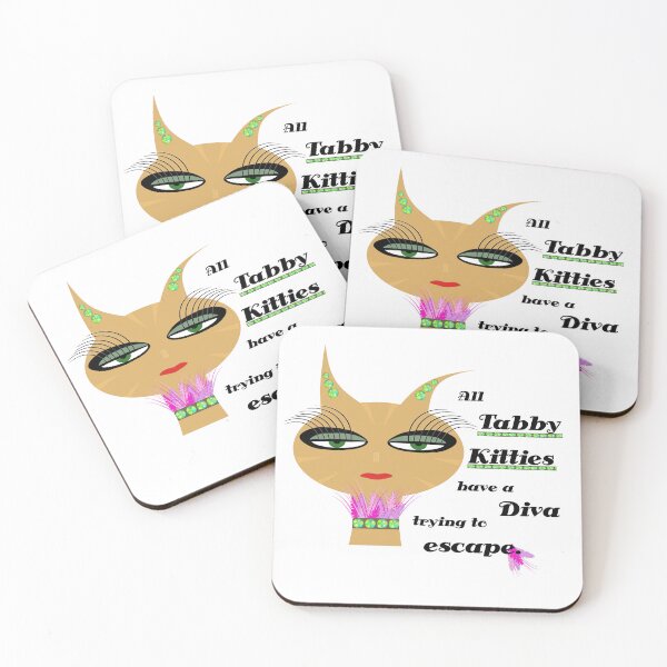 Item preview, Tabbies are Divas designed and sold by WandaRichards.