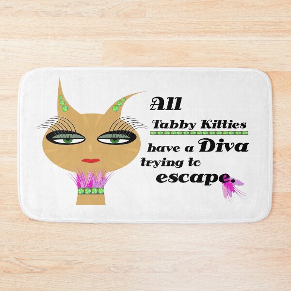 Item preview, Tabbies are Divas designed and sold by WandaRichards.