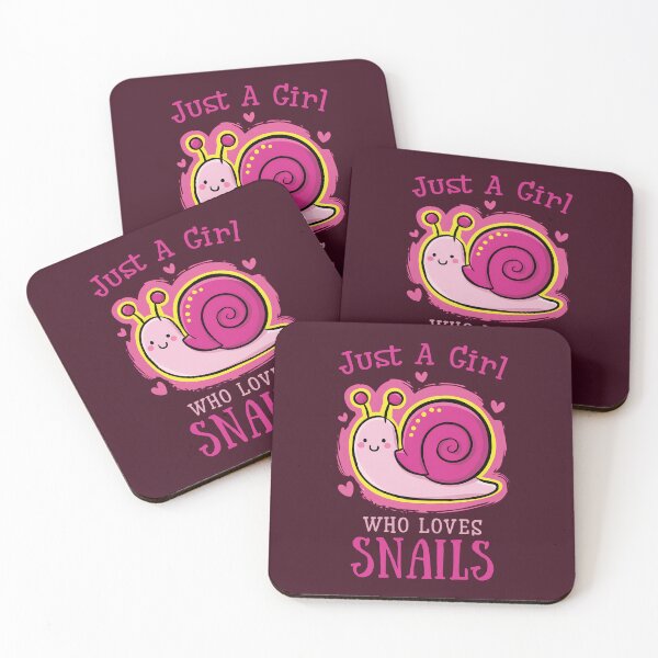 Item preview, Just a girl who loves snails  designed and sold by FatBirdie.