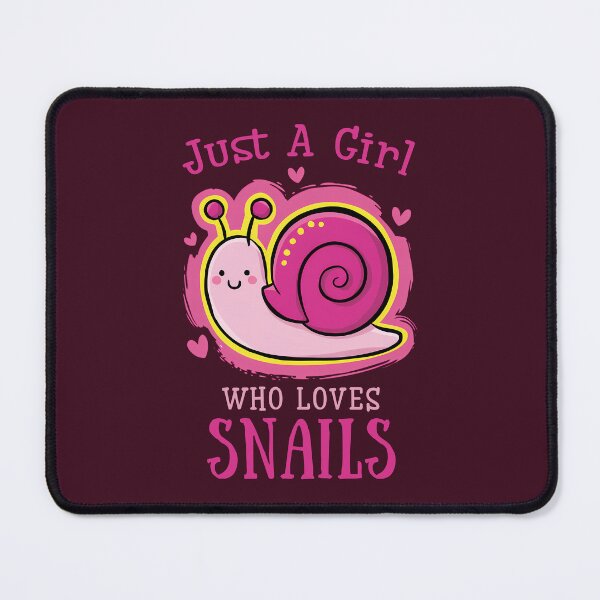 Item preview, Just a girl who loves snails designed and sold by FatBirdie.