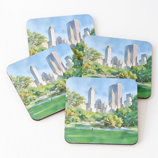 Item preview, Central Park Sunset designed and sold by RCWatercolours.