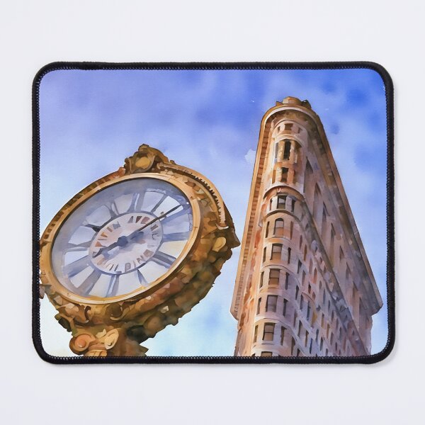 Item preview, Gold Clocks and Flat Irons designed and sold by RCWatercolours.