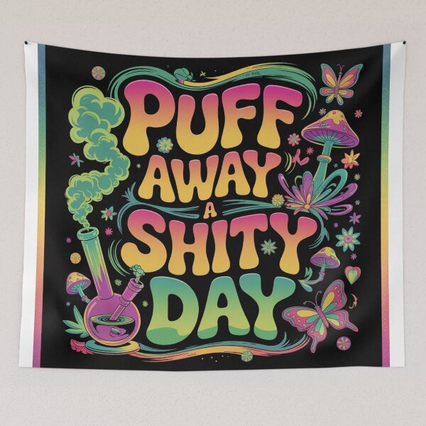 Item preview, Puff Away A Bad Day designed and sold by ShopSunday.
