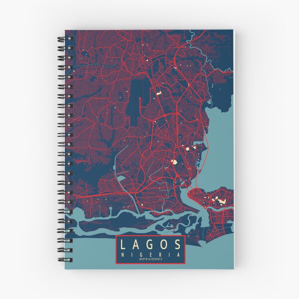 Item preview, Lagos City Map of Nigeria - Hope designed and sold by deMAP.