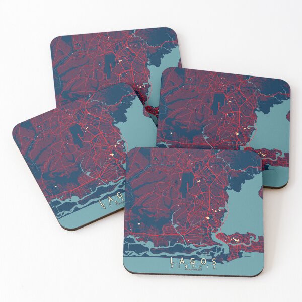 Item preview, Lagos City Map of Nigeria - Hope designed and sold by deMAP.