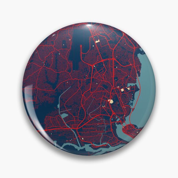 Item preview, Lagos City Map of Nigeria - Hope designed and sold by deMAP.
